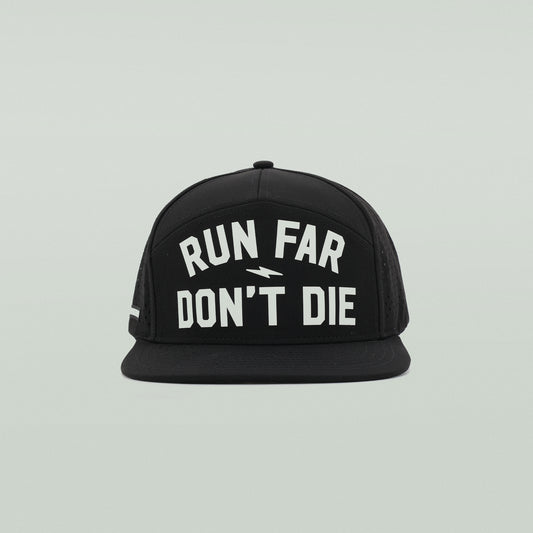 Caperton Cap - Run Far Don't Die - Black