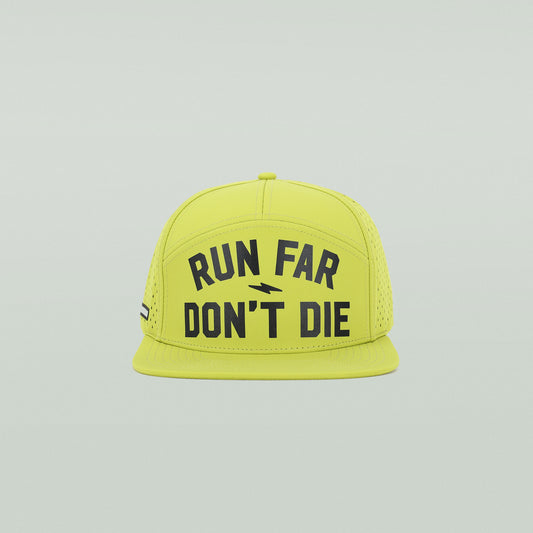 Caperton Cap - Run Far Don't Die - Neon Green