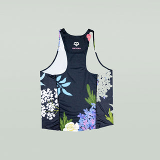 Harper Men's Singlet - Midnight Floral