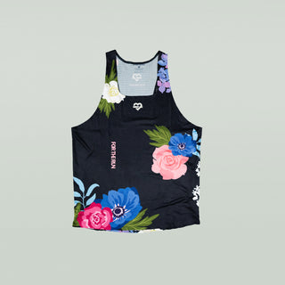 Harper Men's Singlet - Midnight Floral