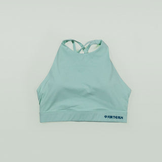 Hemlock Longline Sports Bra - Glacier