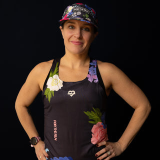 Harper Women's Singlet- Midnight Floral