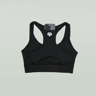 Veero Laurel Racerback Sports Bra - Black