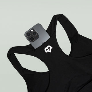 Veero Laurel Racerback Sports Bra - Black