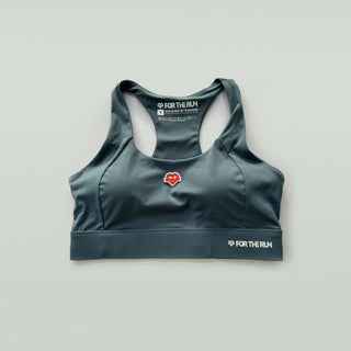 Veero Laurel Racerback Sports Bra - Shale