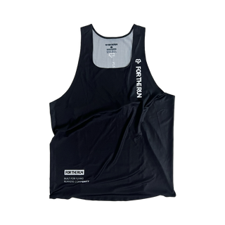 Harper Men's Singlet - Black