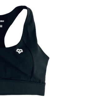 Laurel Racerback Sports Bra - Black