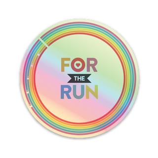 For The Run Holographic - Sticker