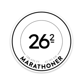 Marathon Race Stickers